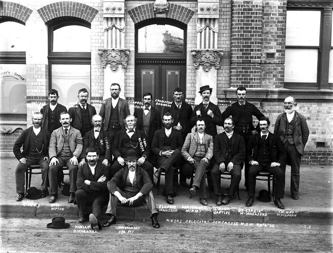 First Miners Federation photo of members from 1817