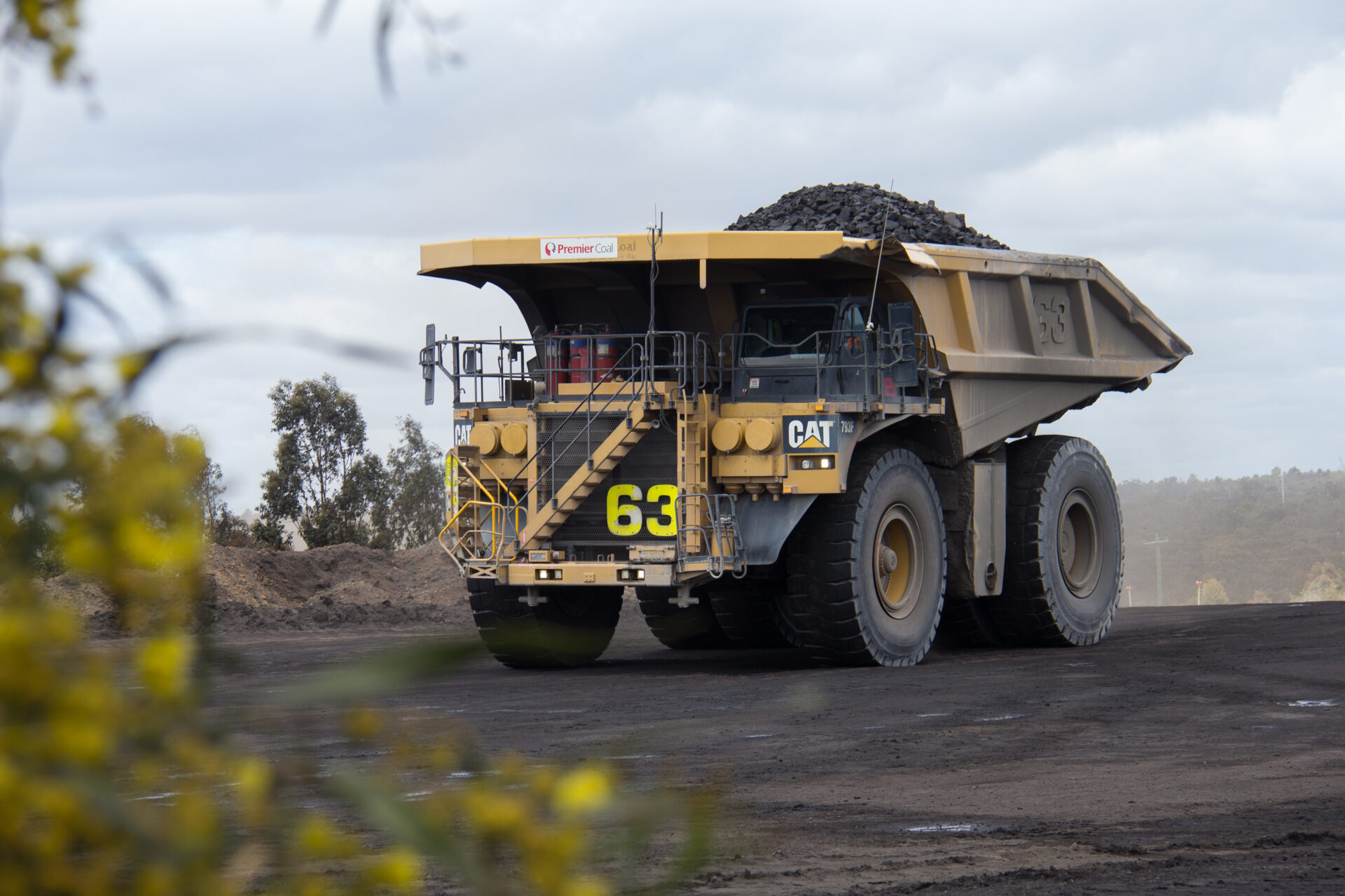 Premier Coal Truck loaded with coal