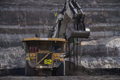 Coal Digger in a open cut mine