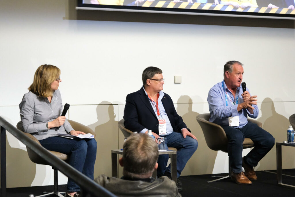 MEU representatives speaking on a panel about Same Job Same Pay at an ALP National Conference fringe event.