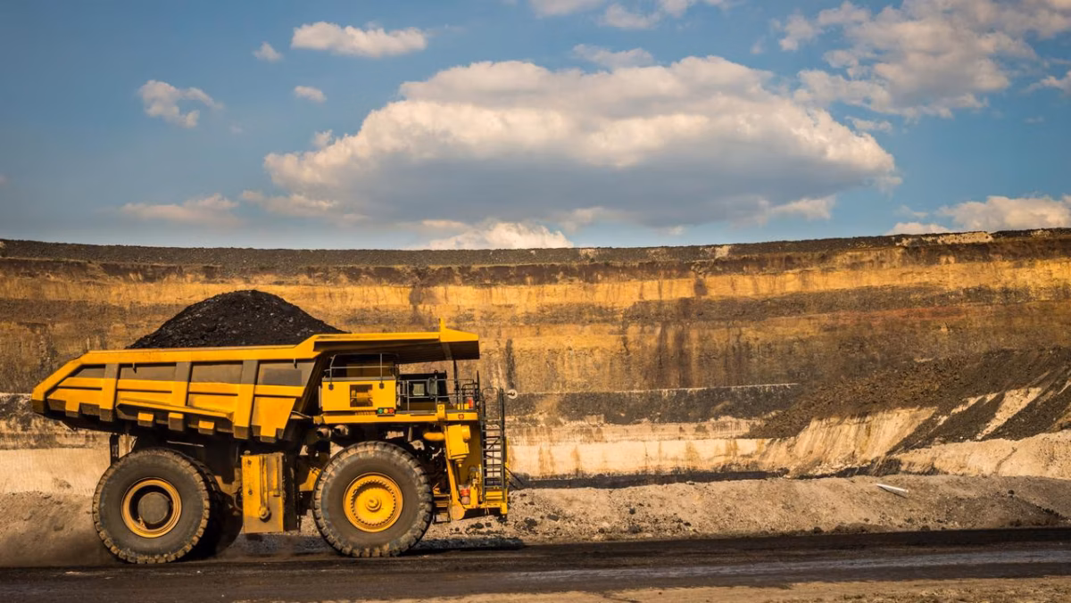 Mining truck at Mangoola open-cut mine in NSW where workers are voting on a new enterprise agreement
